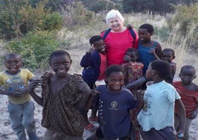 Heather Saunders in Africa