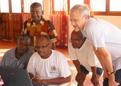 Philip Saunders - missionary from Moira Baptist church working on the Tanosi language