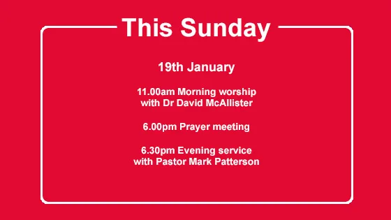 Sunday 19th January