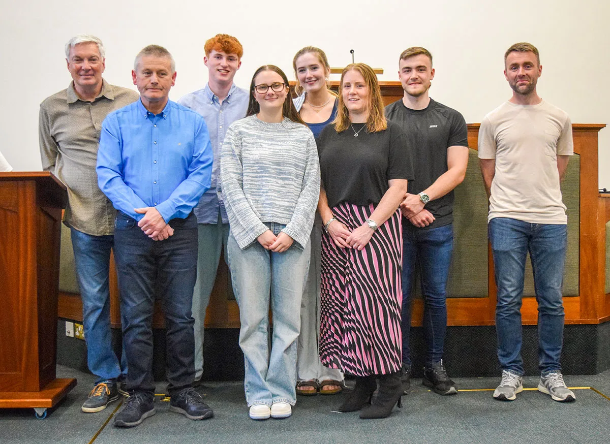 The team travelling to Waterford to serve with the Baptist Church there.